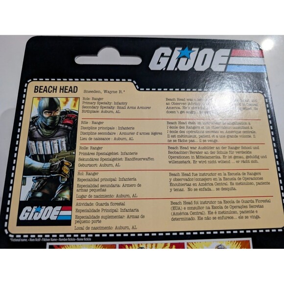 Hasbro G.I. Joe Classified Series Retro Cardback Beach Head 6 inch Action Figure - Picture 6 of 6